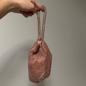 Elegant Crystal Mesh Women's Bag